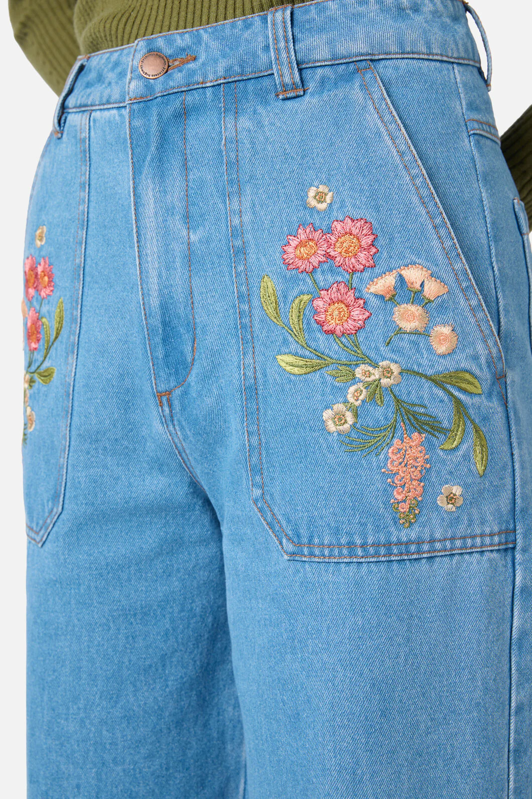Native Embroidered Jean - Image 6