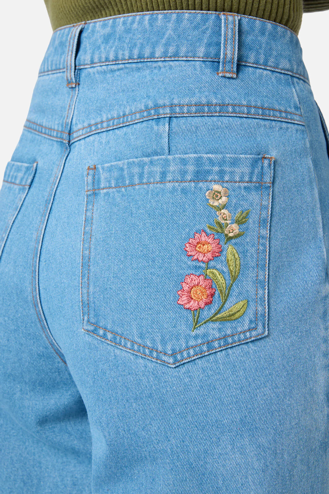 Native Embroidered Jean - Image 7