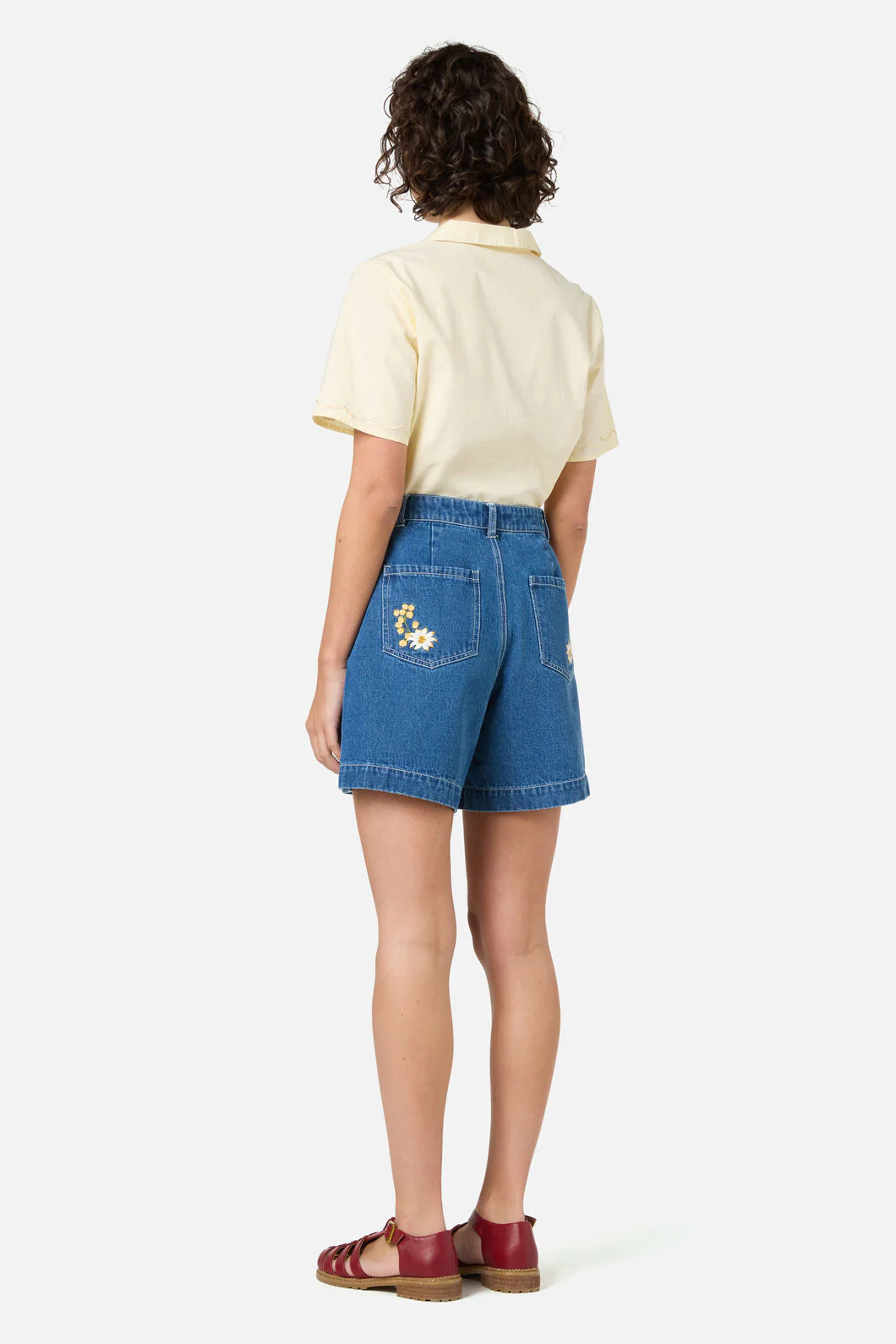 Native Flora Embroidered Short - Image 7