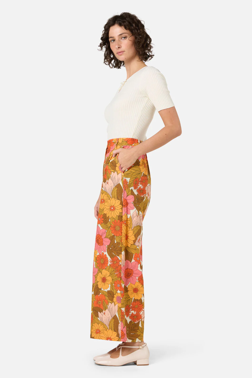 Nellie 70'S Floral Culotte - Image 4