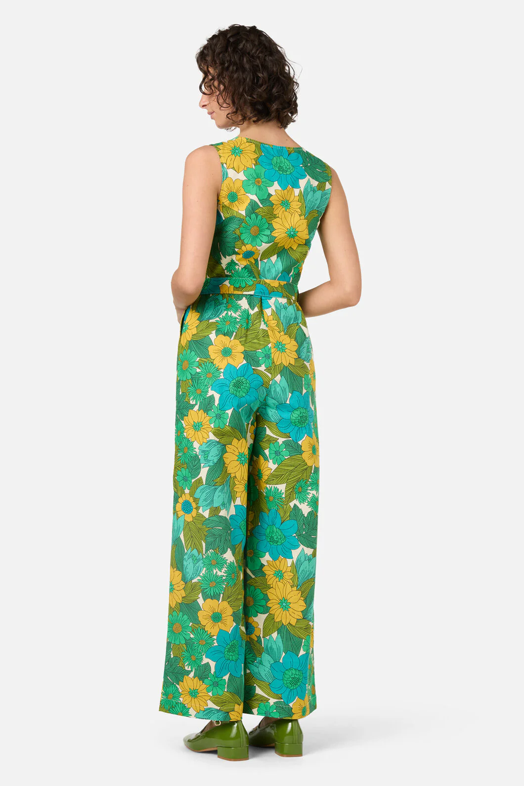 Nellie 70'S Floral Jumpsuit - Image 3