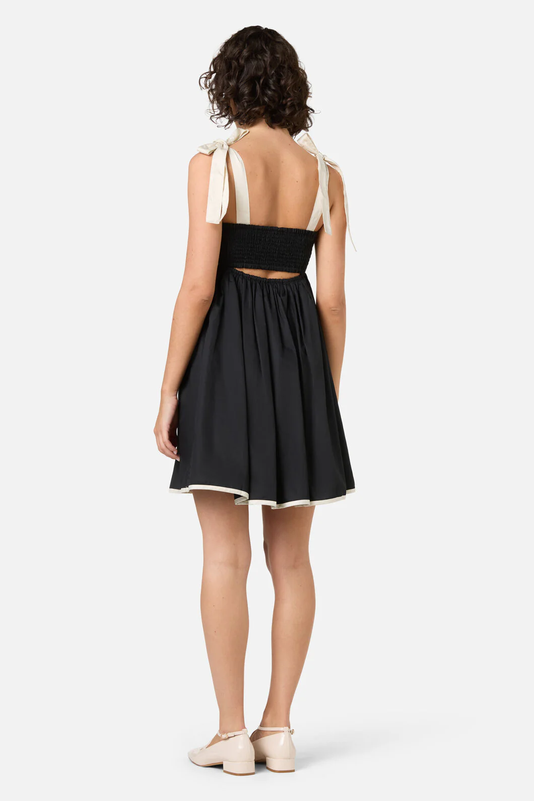 Olivia Contrast Mini Dress - Image 5