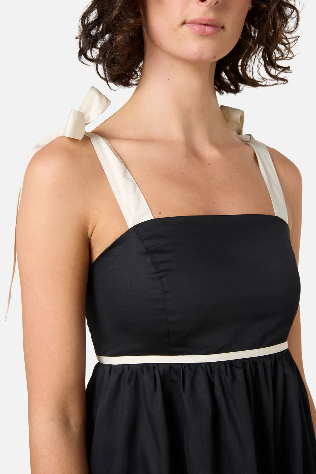 Olivia Contrast Mini Dress - Image 6