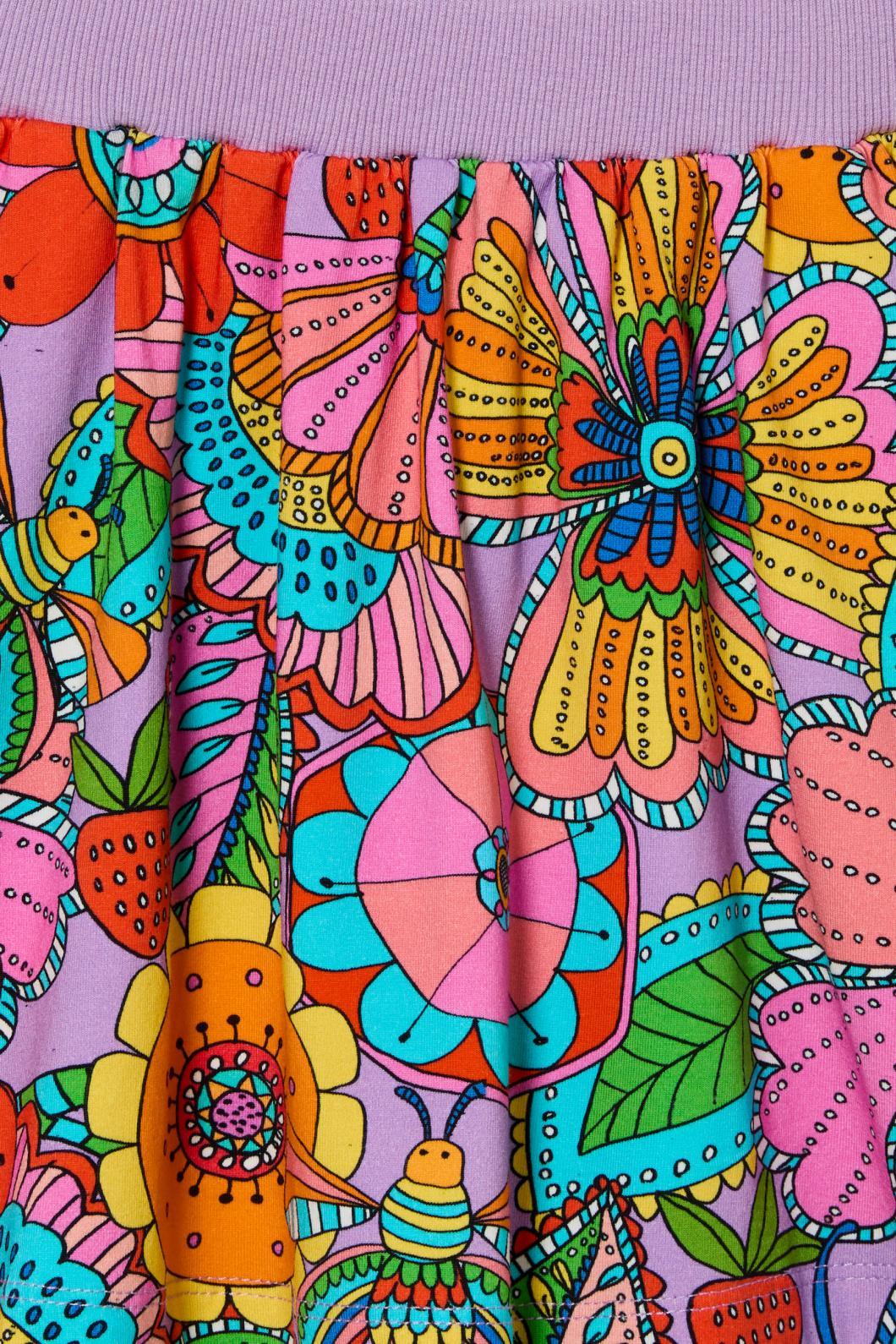 Paisley Floral Kids Skirt - Image 3