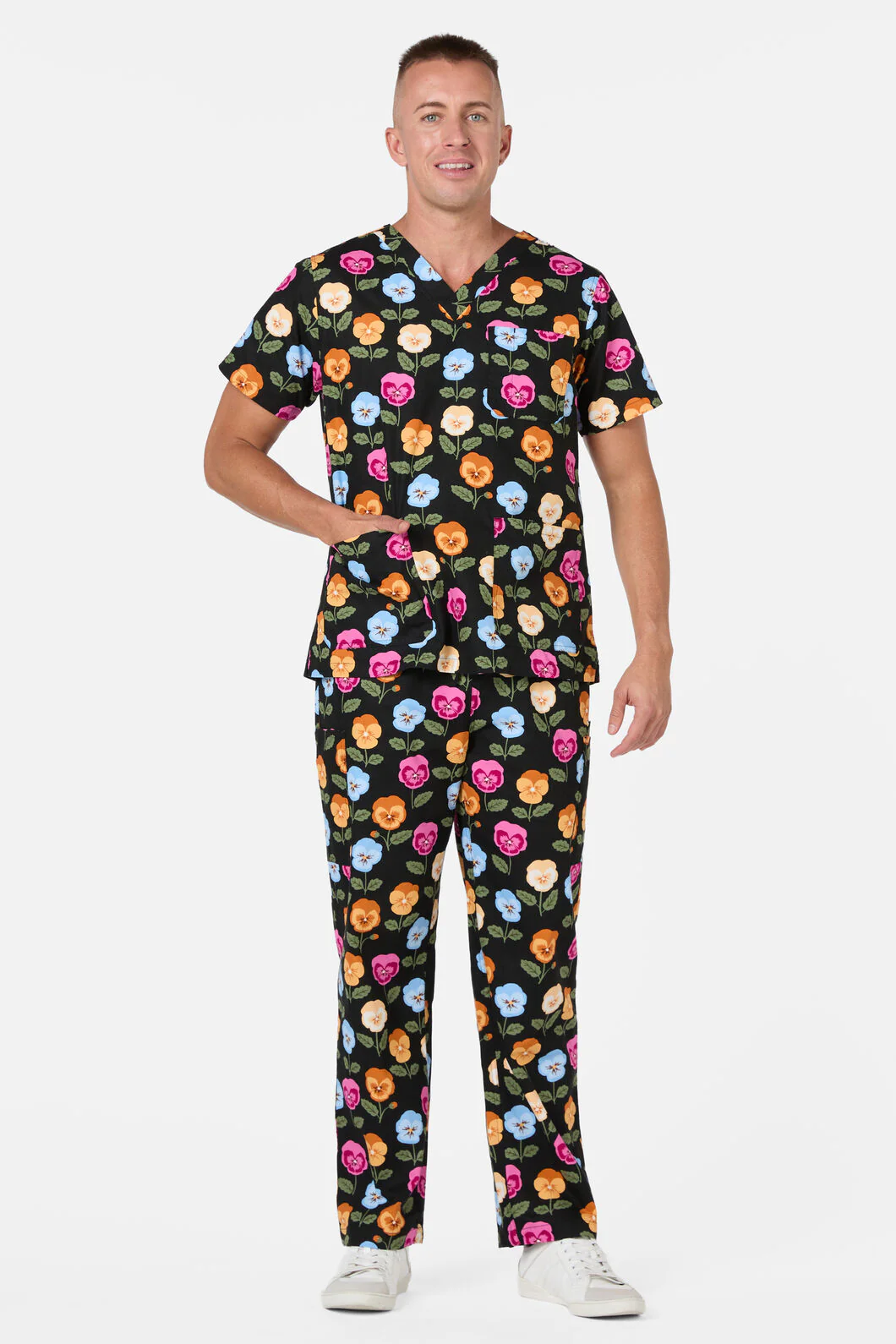 Pansy Scrub Set - Image 6