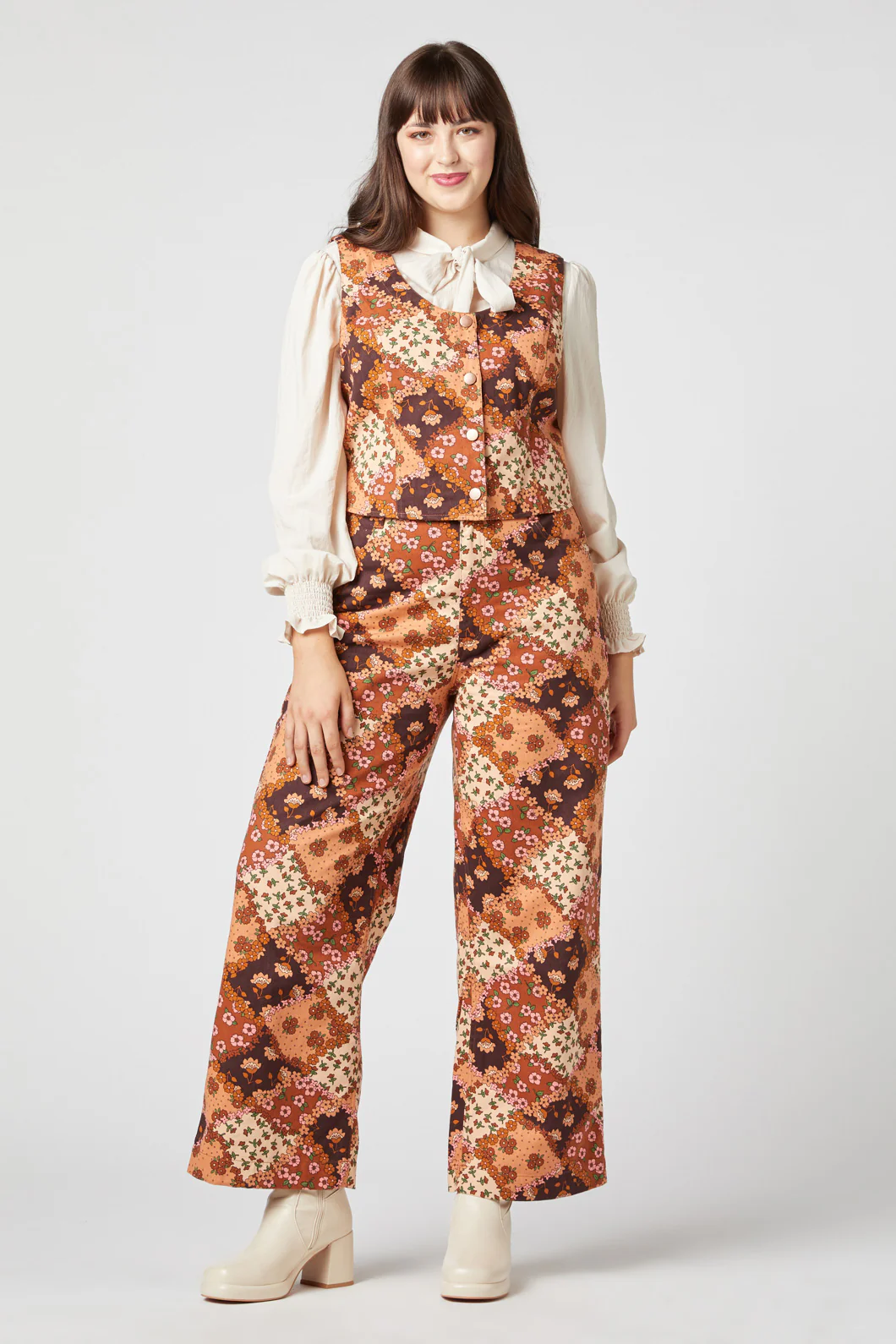 Patchwork Flower Vest - Image 6