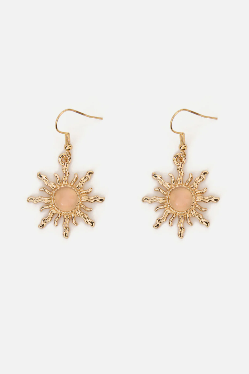 Peach Sun Earrings