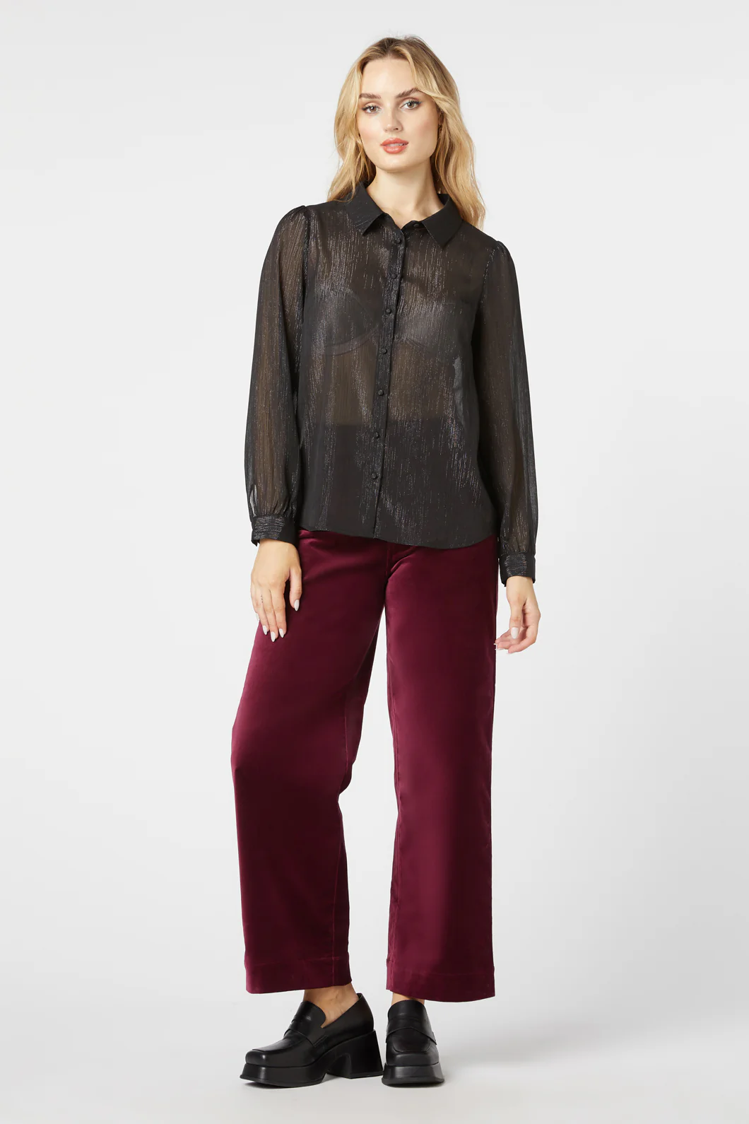 Pearl Glitter Blouse - Image 5