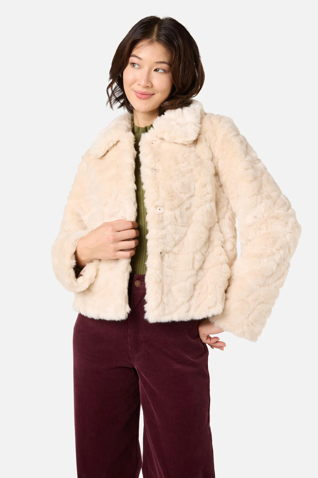 Penelope Faux Fur Jacket - Image 7