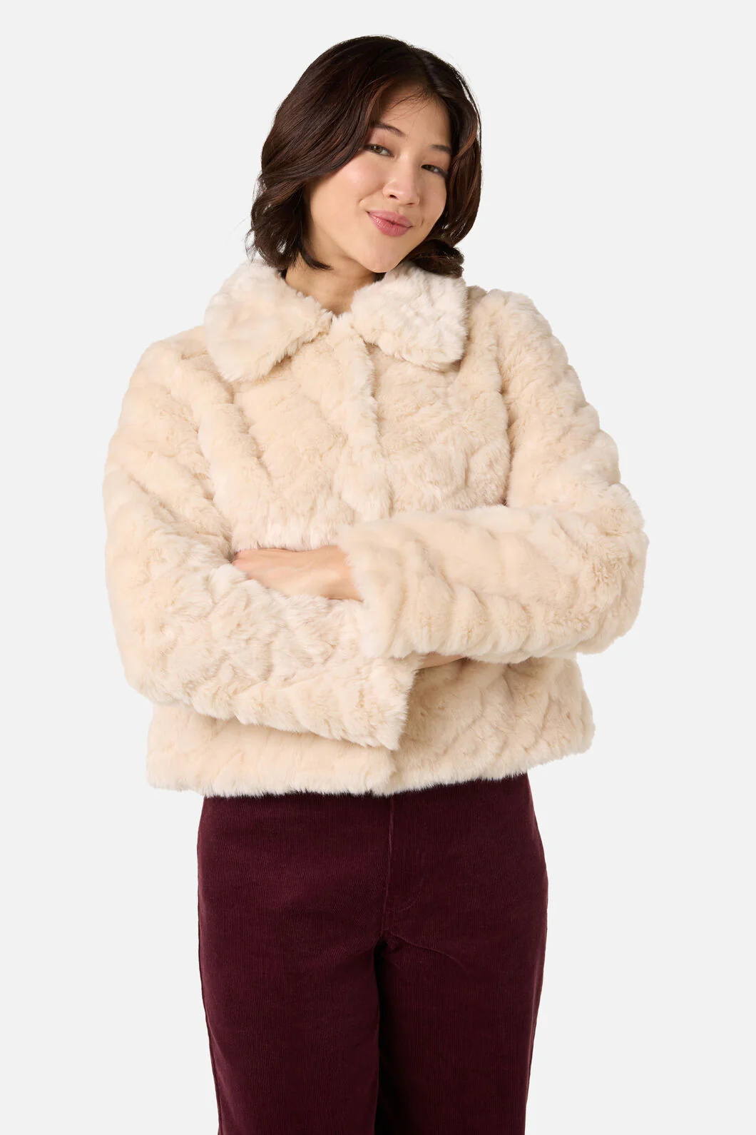 Penelope Faux Fur Jacket - Image 8