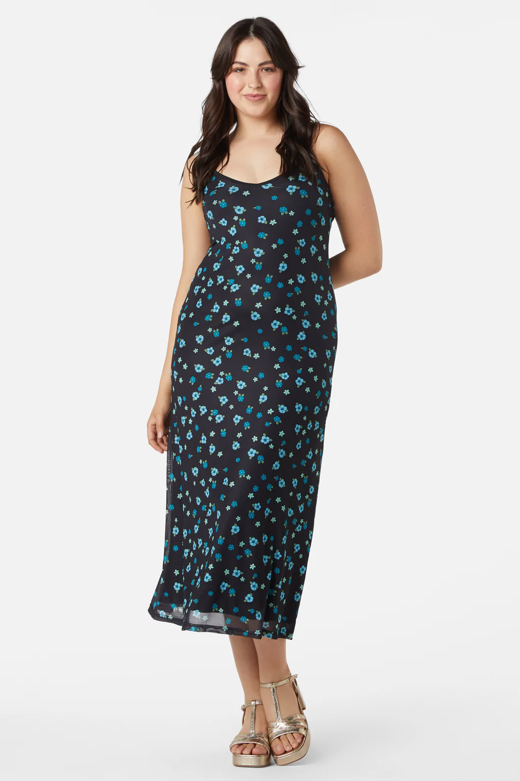 Petal Mesh Dress - Image 6