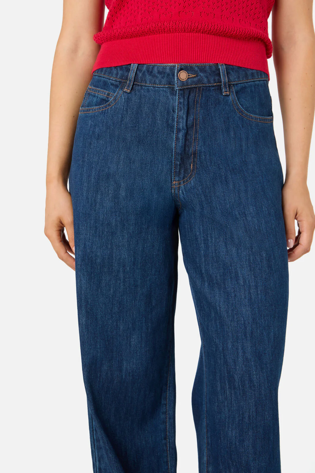 Mia Mid Rise Straight Leg Jean - Image 6