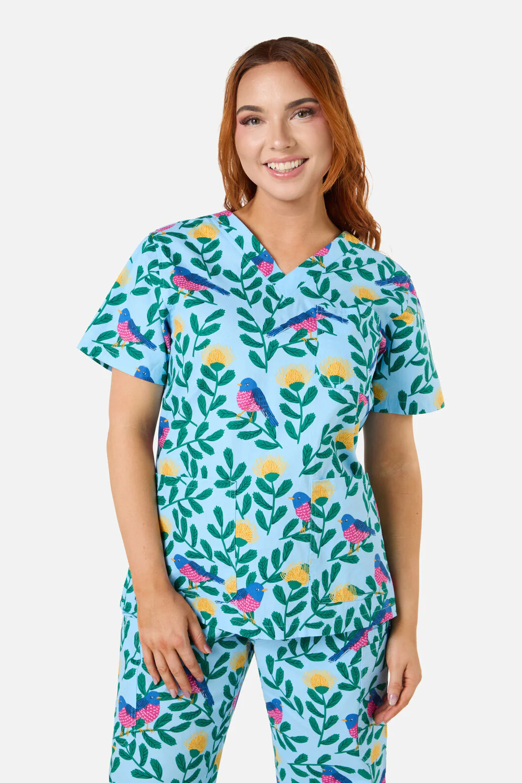 Pink Robin Scrub Set - Image 4