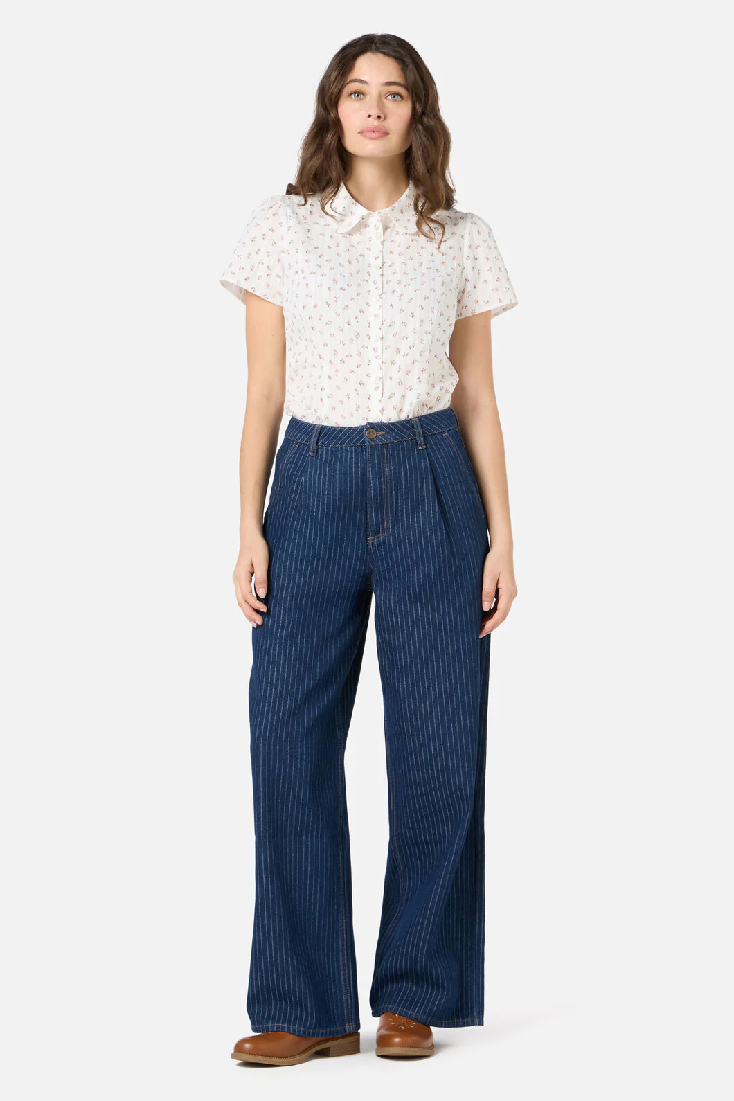 Pinstripe Relaxed Jean - Image 2