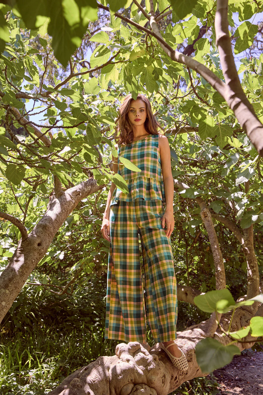 Piper Check Culotte - Image 7