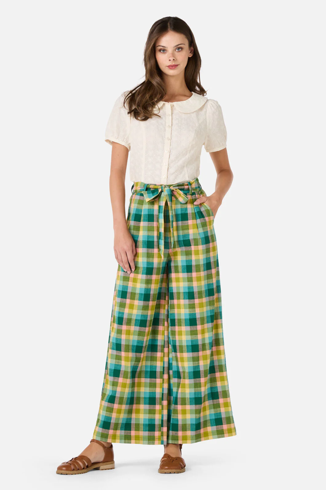 Piper Check Culotte - Image 8