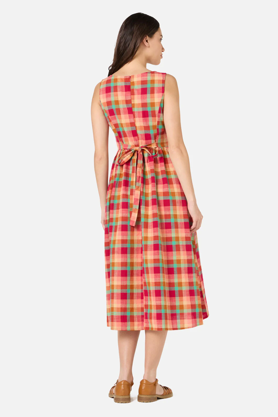 Piper Check Midi Dress - Image 4