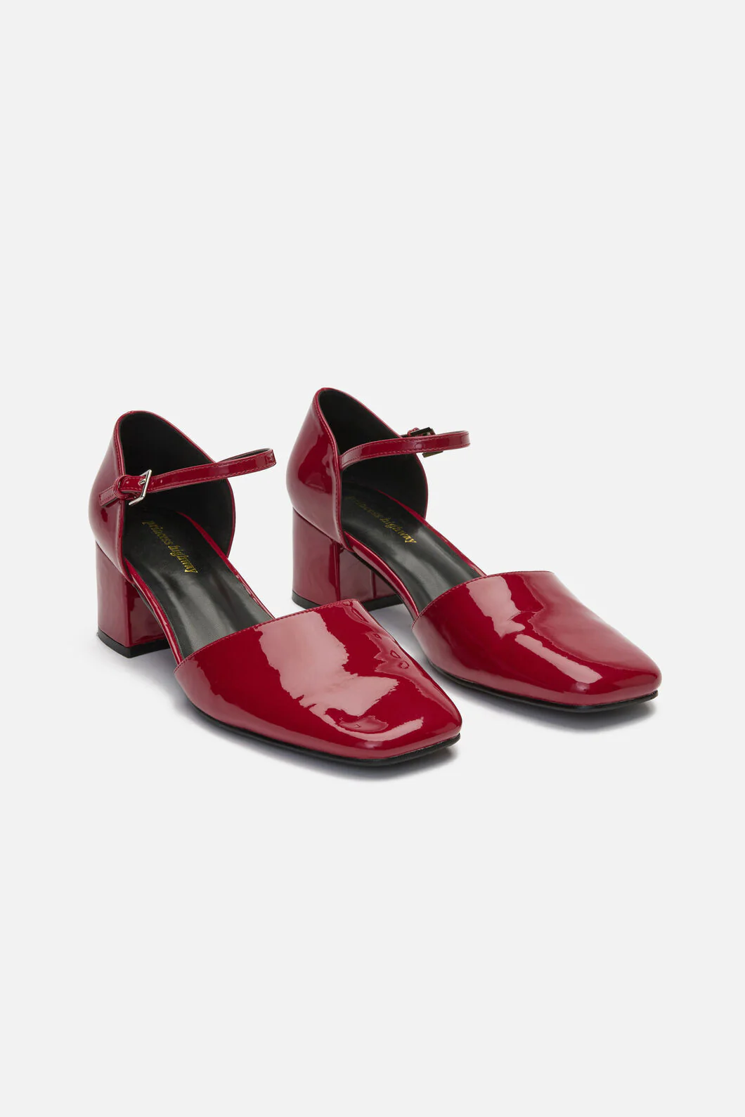 Plum Sweet Buckle Heel