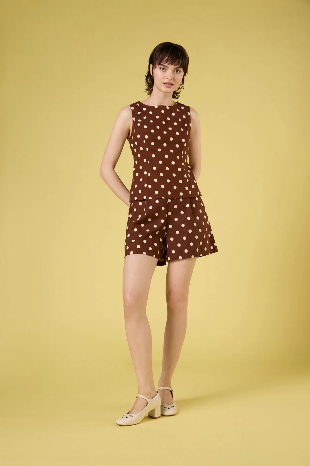 Polka Dot Shell Top - Image 11