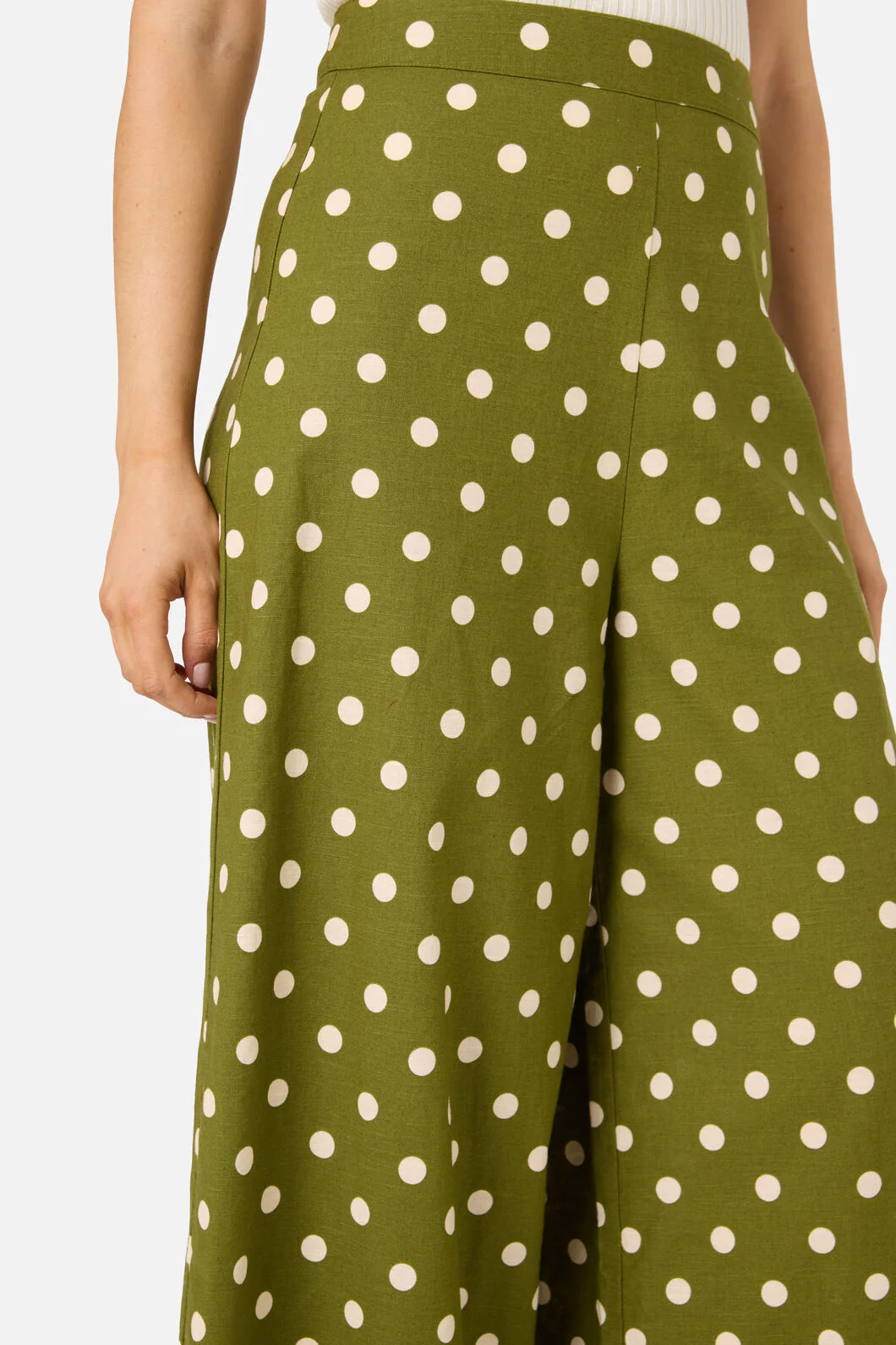 Polka Dot Wide Leg Pant - Image 8