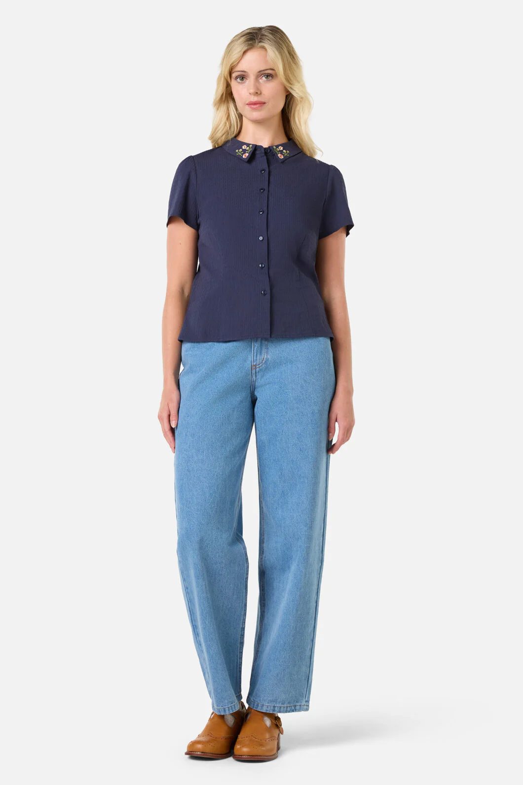 Polly Embroidered Blouse - Image 2