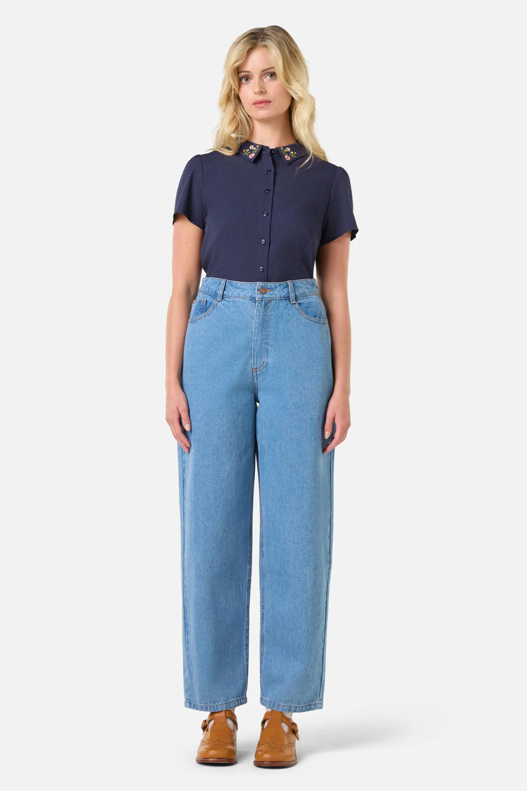 Polly Embroidered Blouse - Image 3