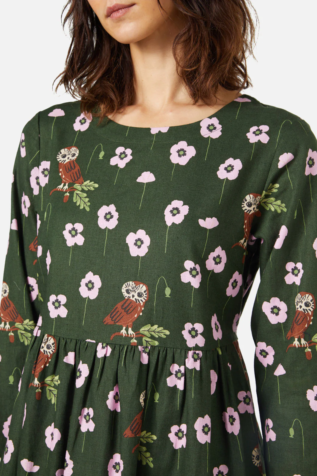 Poppy Owl Mini Dress - Image 6