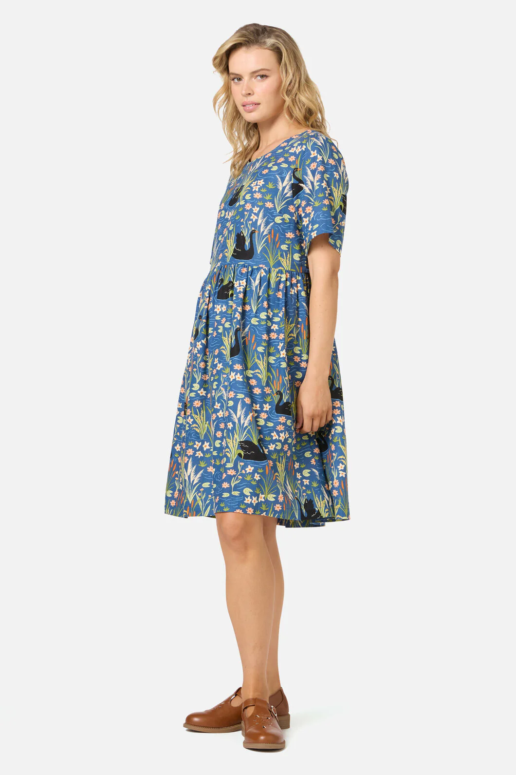 Pretty Swan Smock Dress - Image 3
