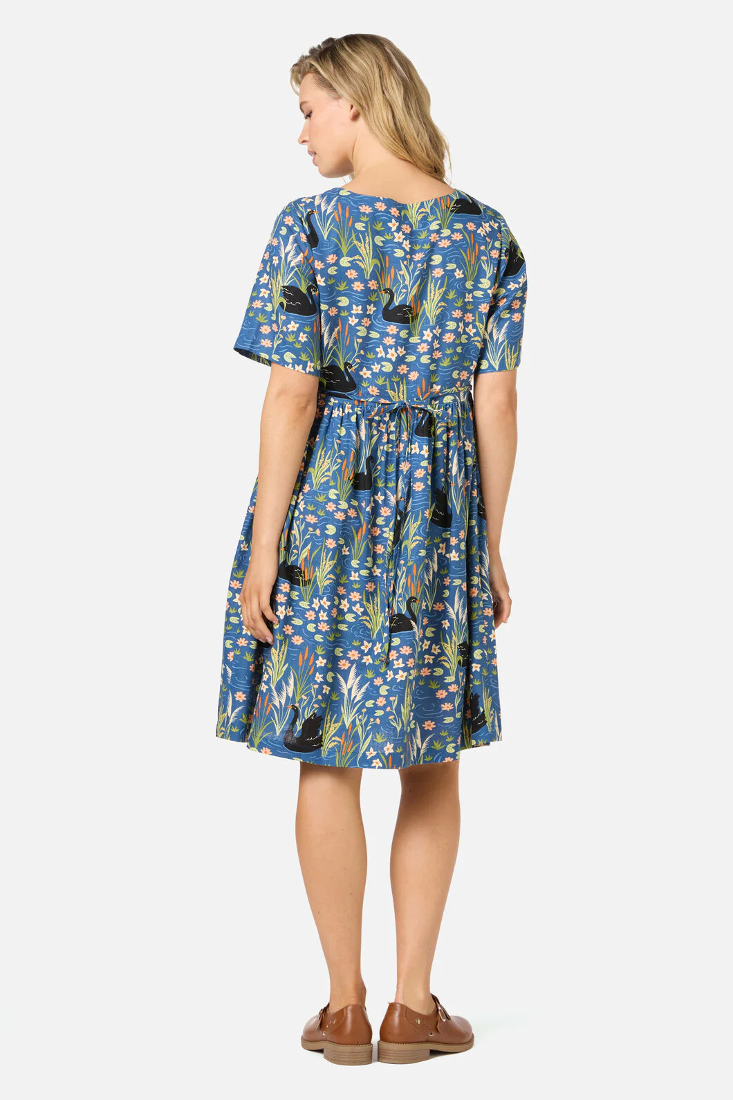Pretty Swan Smock Dress - Image 4