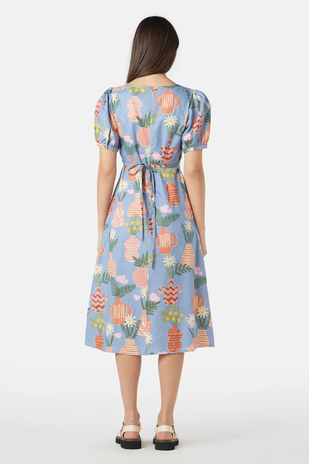 Pretty Vases Midi Dress - Image 6