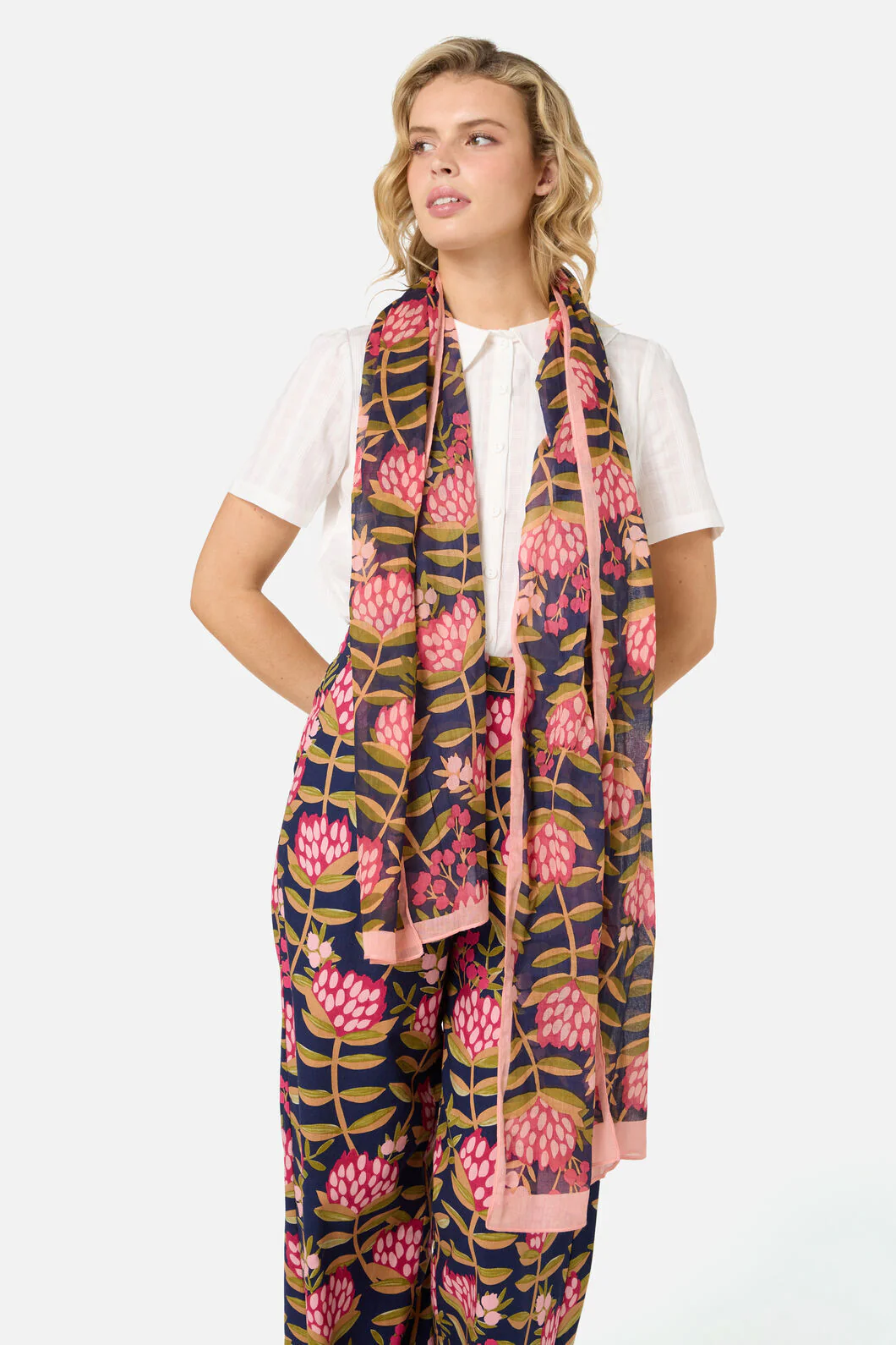 Protea Cotton Scarf - Image 3