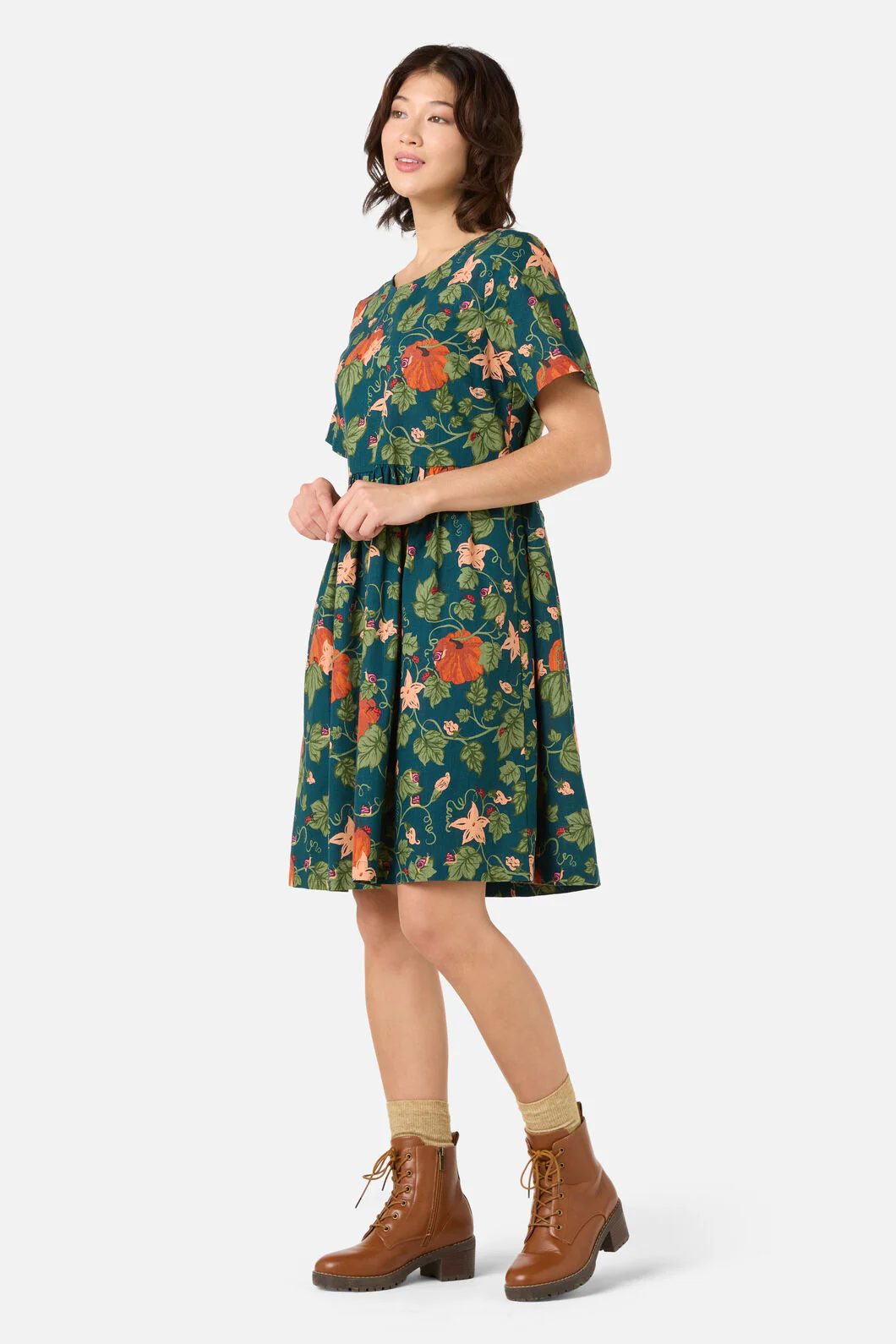 Pumpkin Smock Dress - Image 3