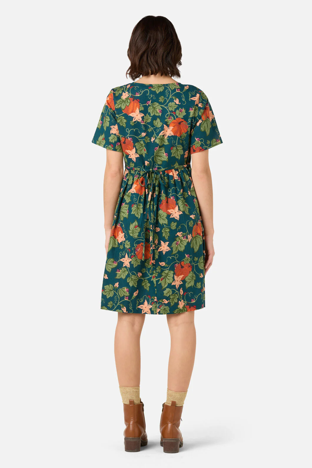 Pumpkin Smock Dress - Image 4