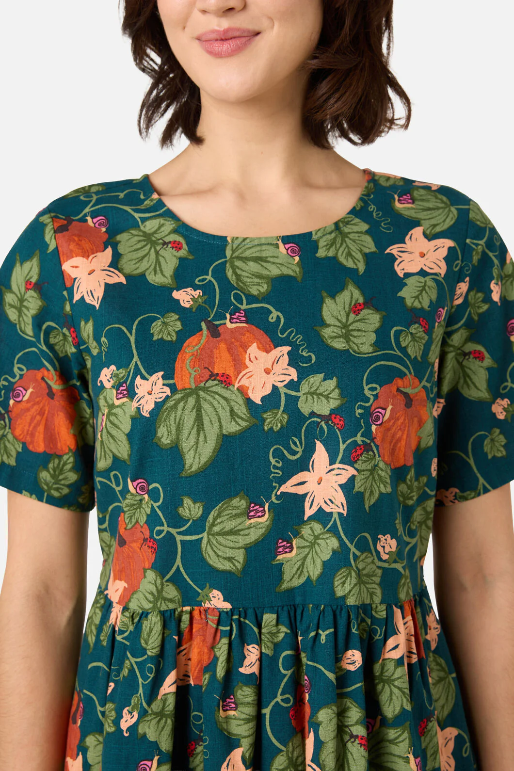 Pumpkin Smock Dress - Image 5