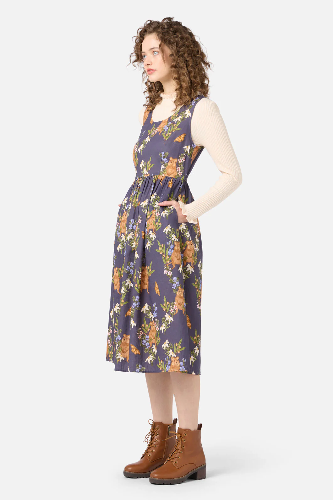 Quokka & Flora Midi Dress - Image 2