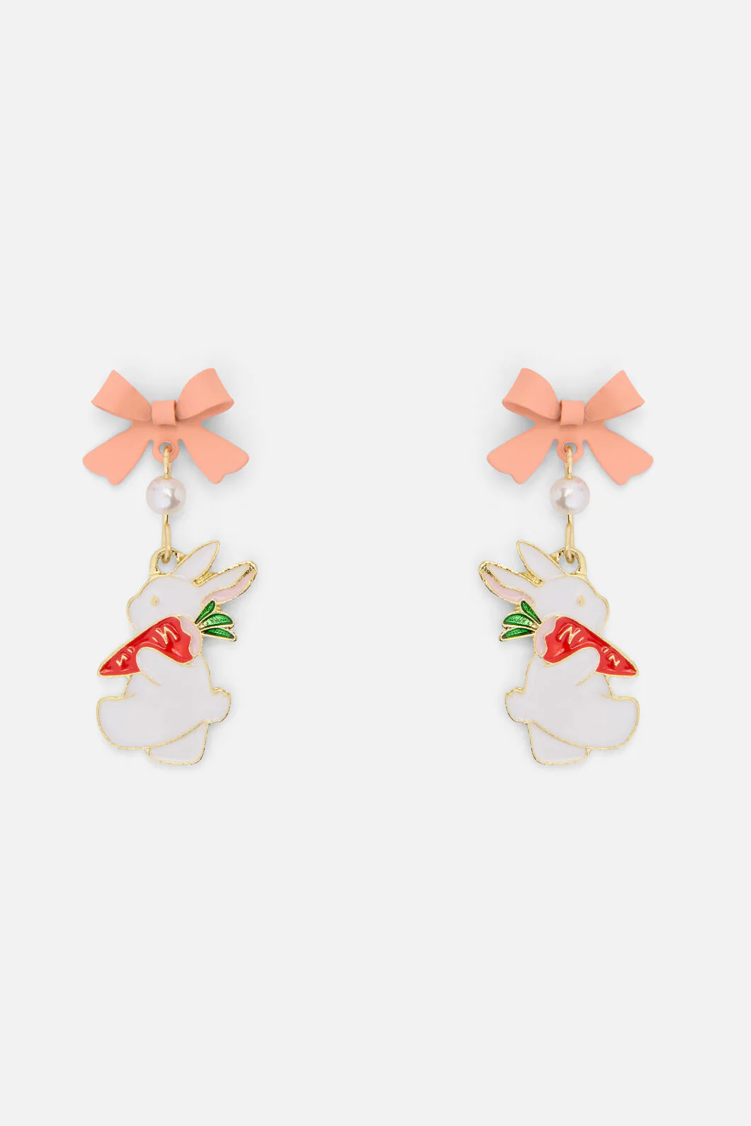 Rabbit Bow Earrings