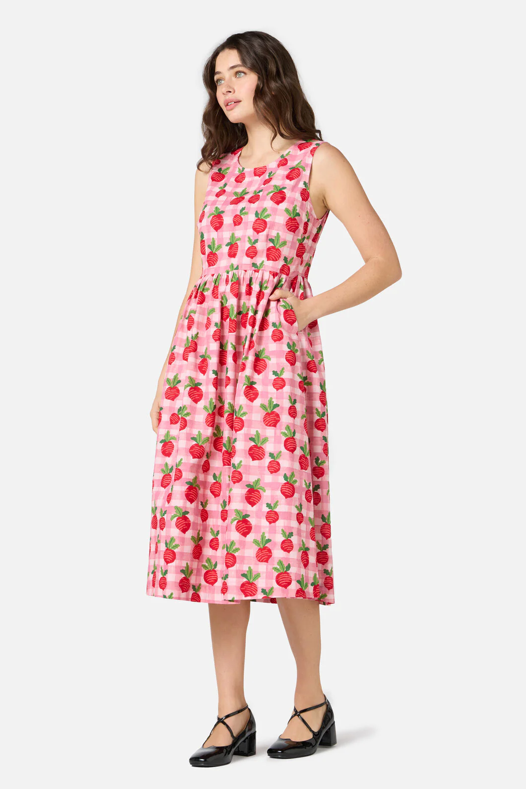 Radish Picnic Midi Dress - Image 5
