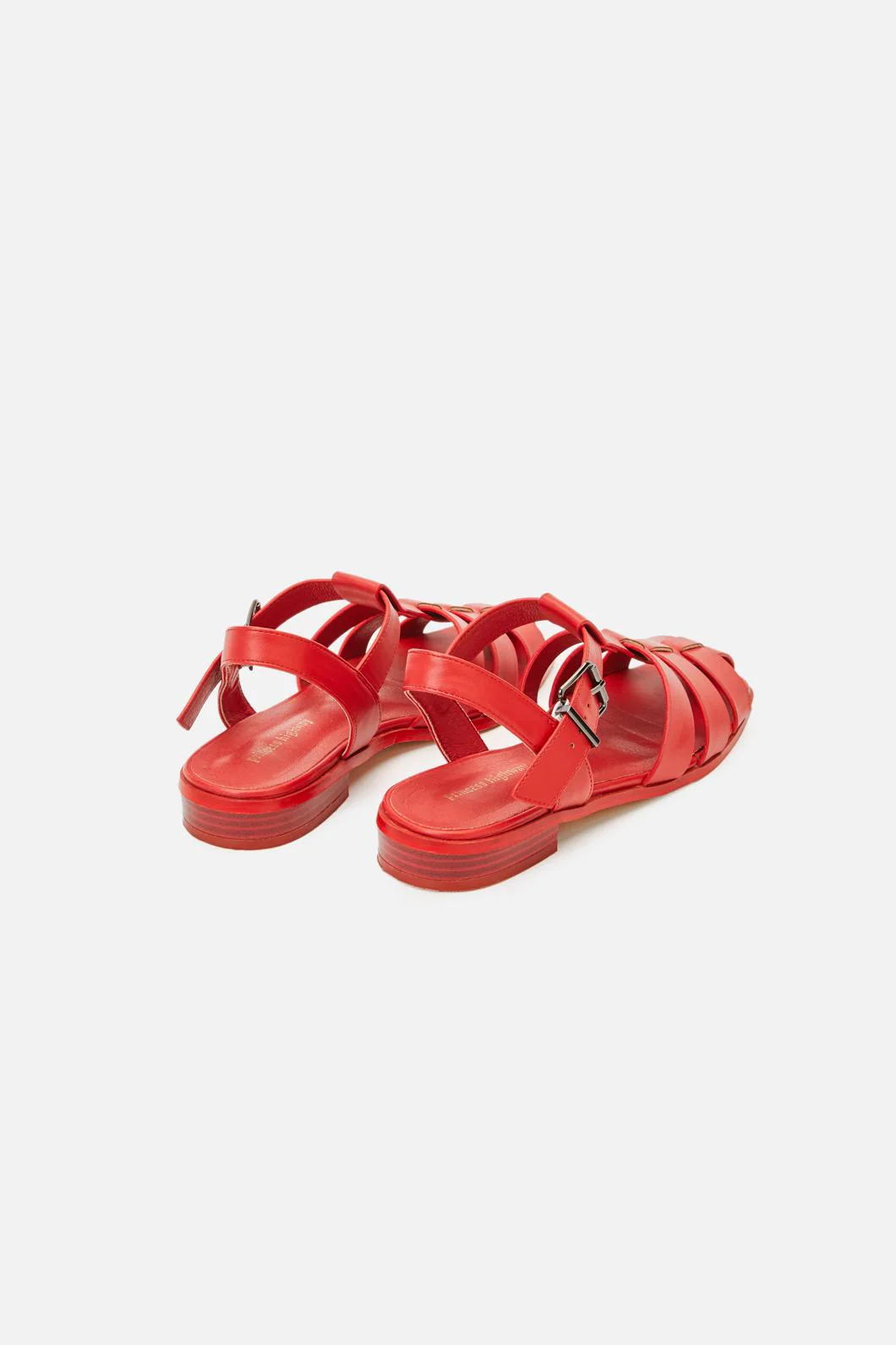 Red Closed Toe Sandals - Image 4
