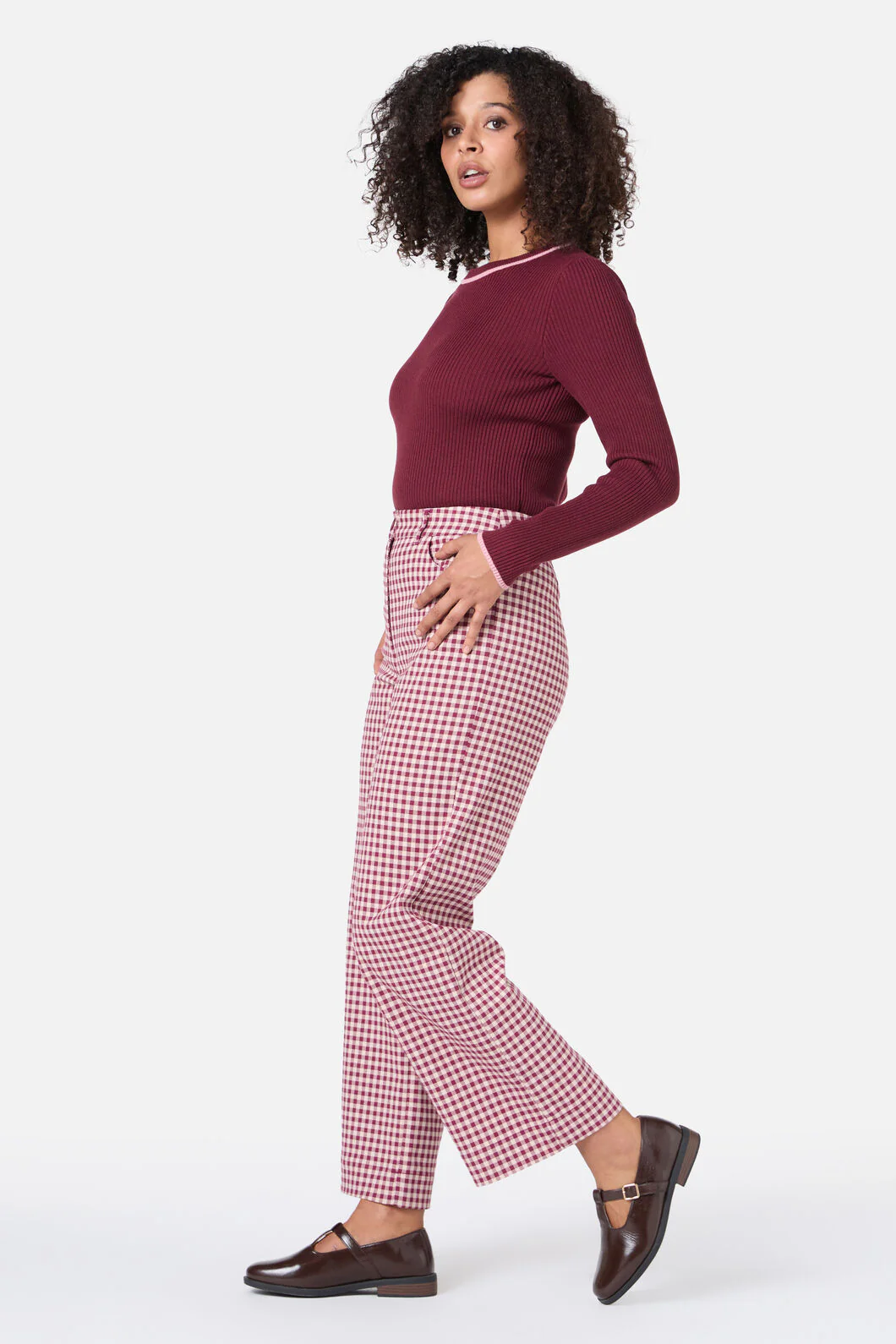 Renae Check Pant - Image 4