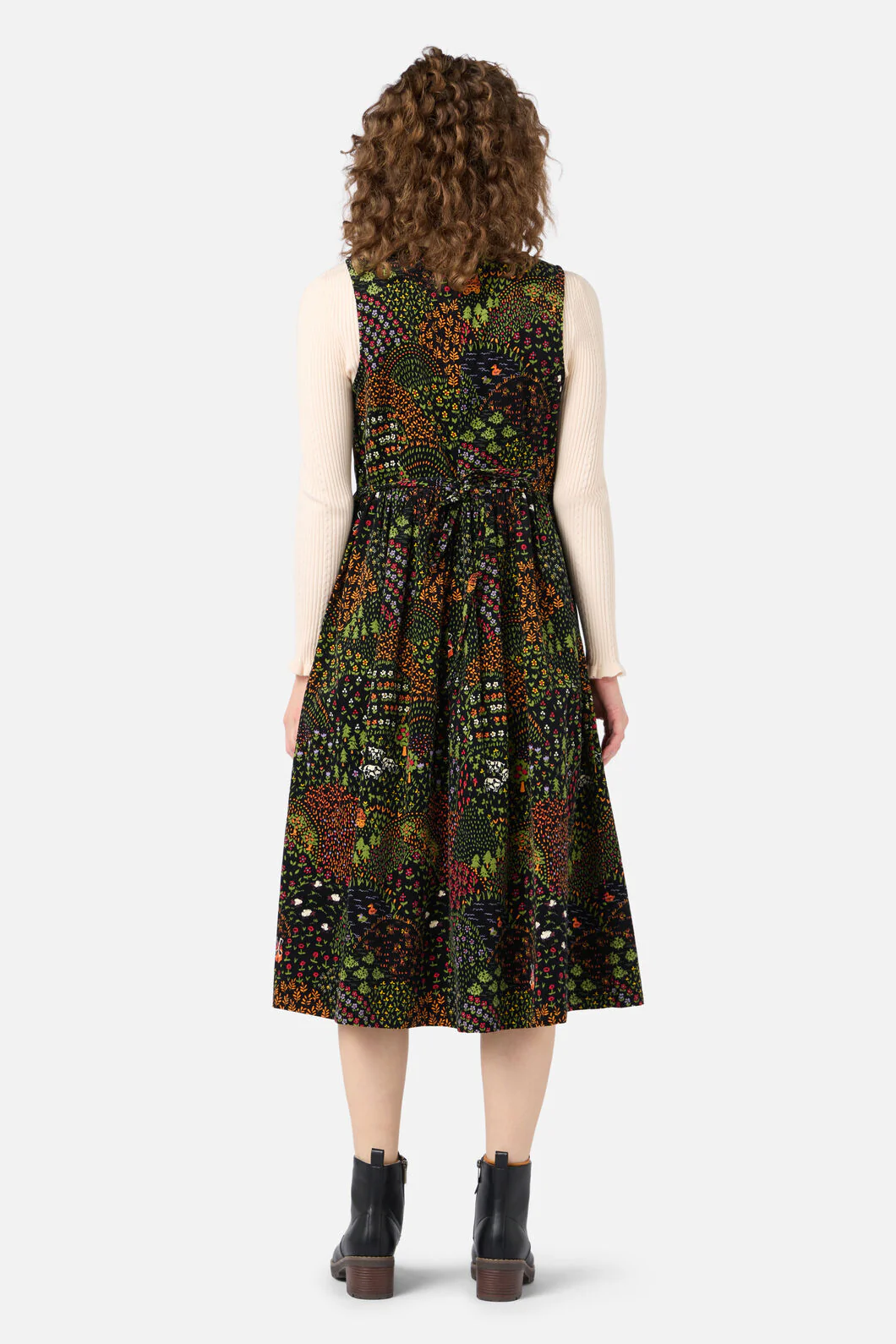 Rolling Hills Cord Midi Dress - Image 5