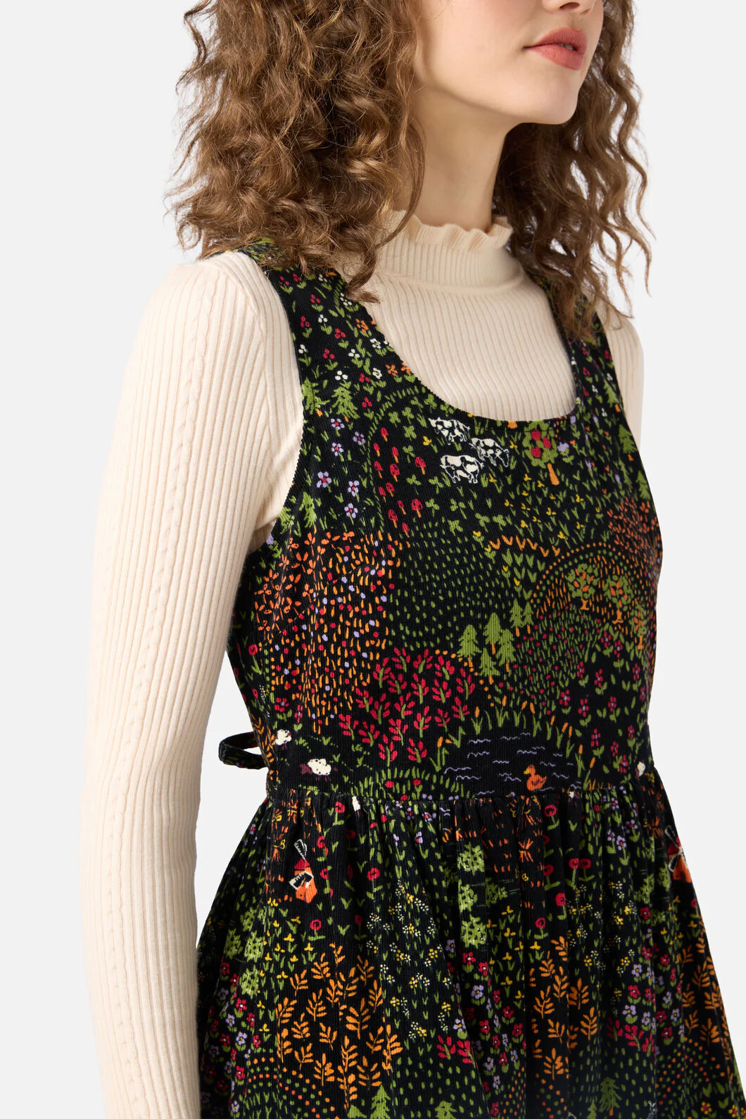 Rolling Hills Cord Midi Dress - Image 8