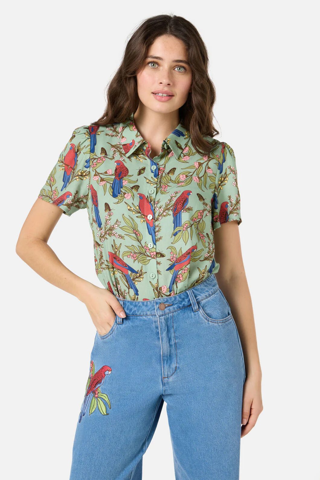 Rosella Short Sleeve Blouse - Image 2
