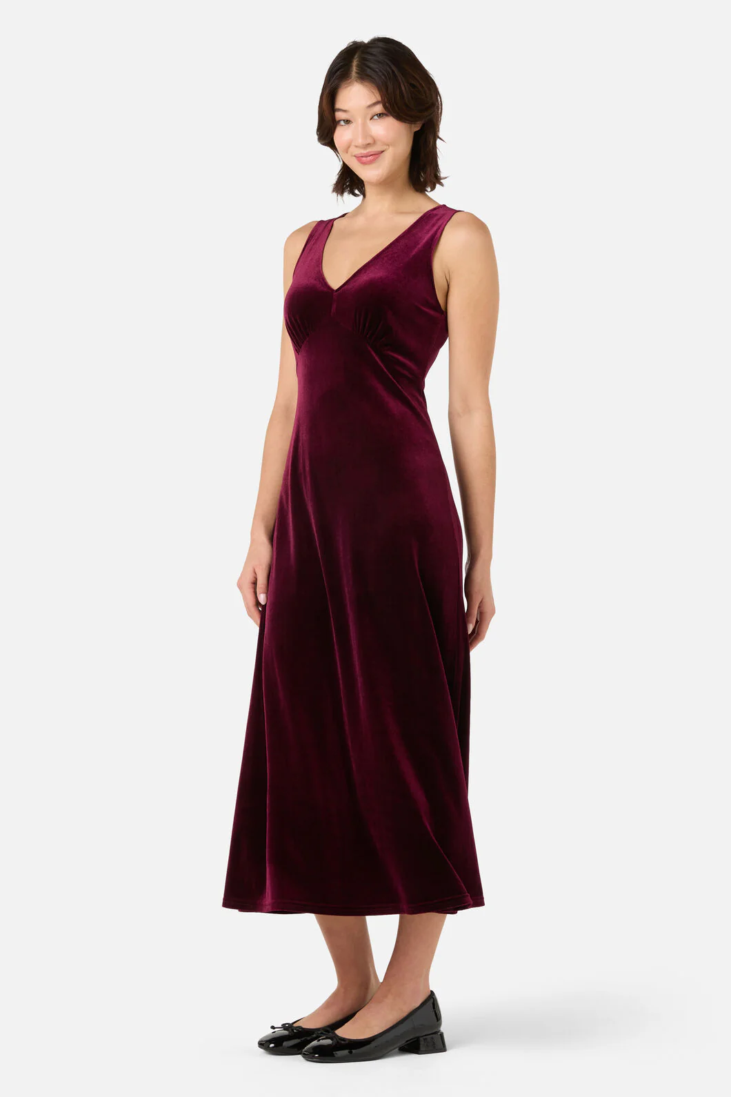 Roxy Velvet Midi Dress - Image 4