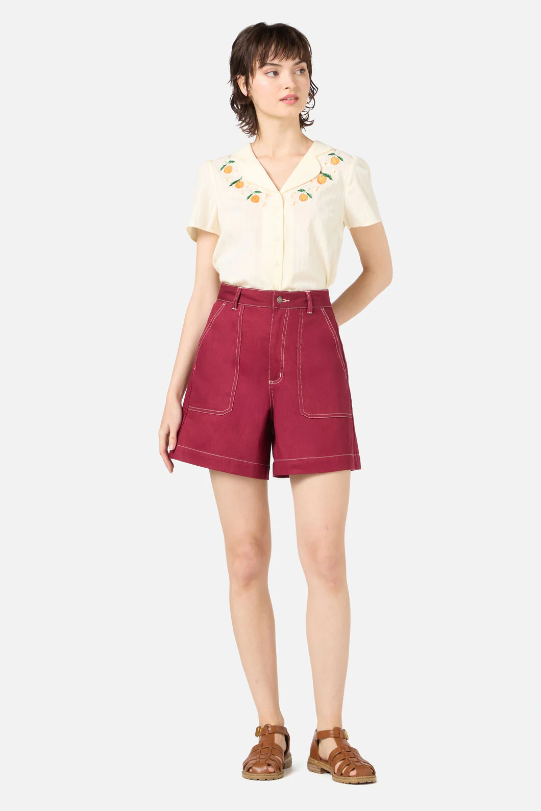 Ruby Drill Shorts - Image 6