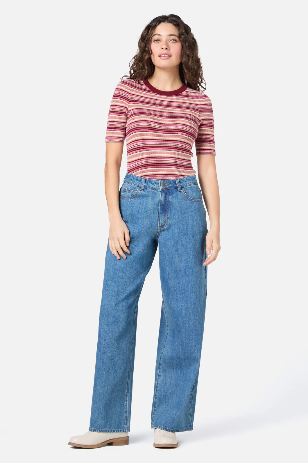 Sadie Stripe Knit Top - Image 10