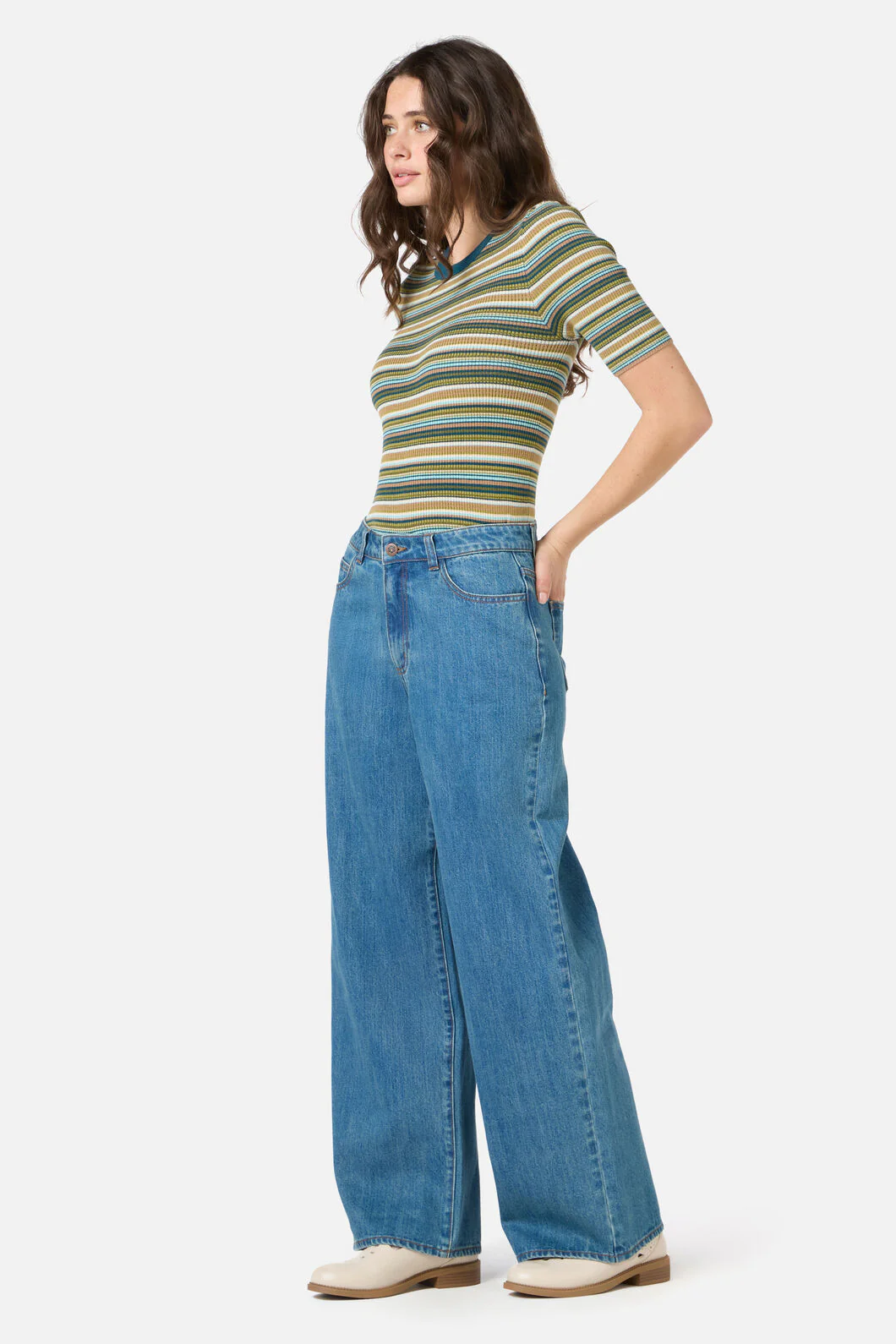 Sadie Stripe Knit Top - Image 4
