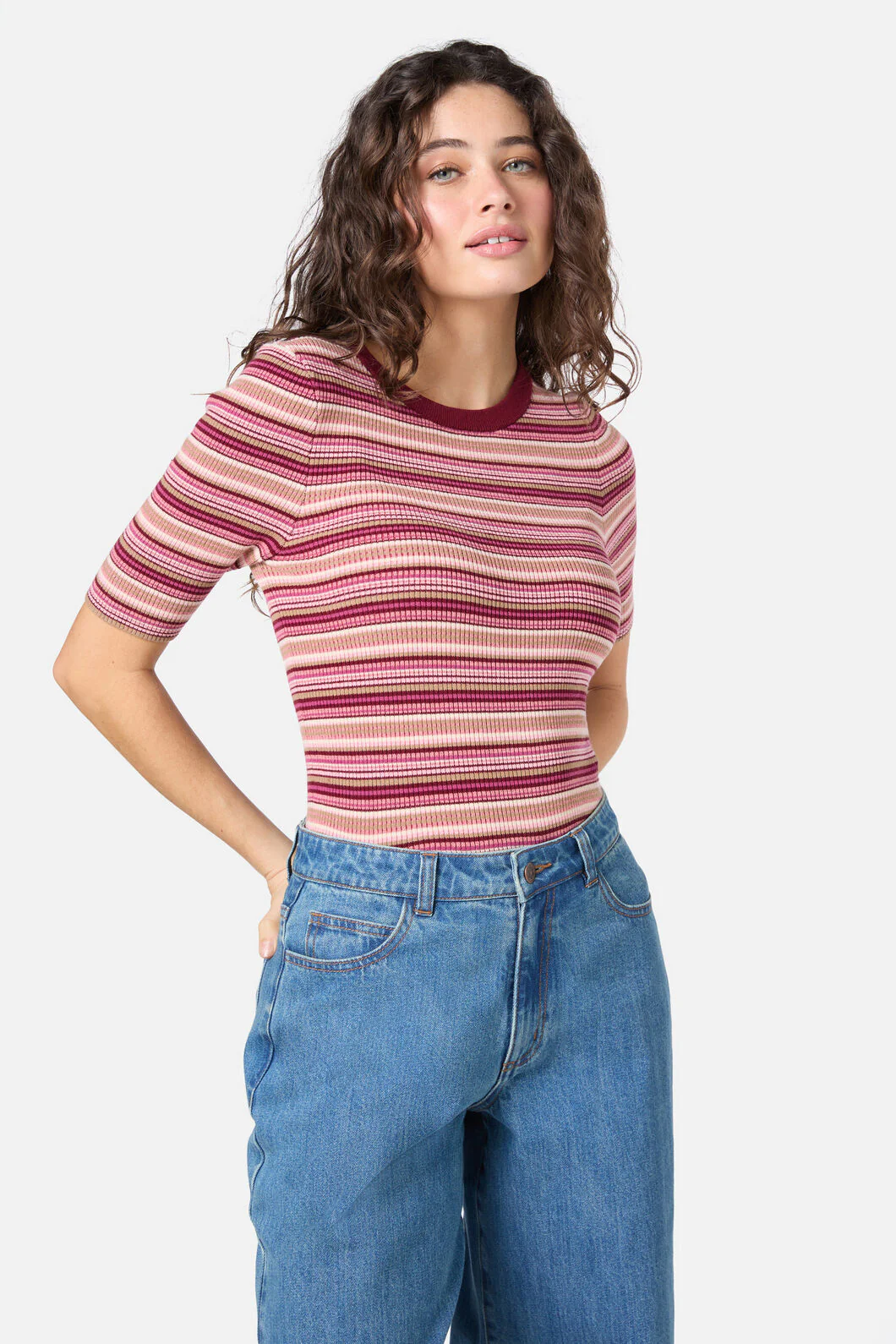Sadie Stripe Knit Top - Image 8