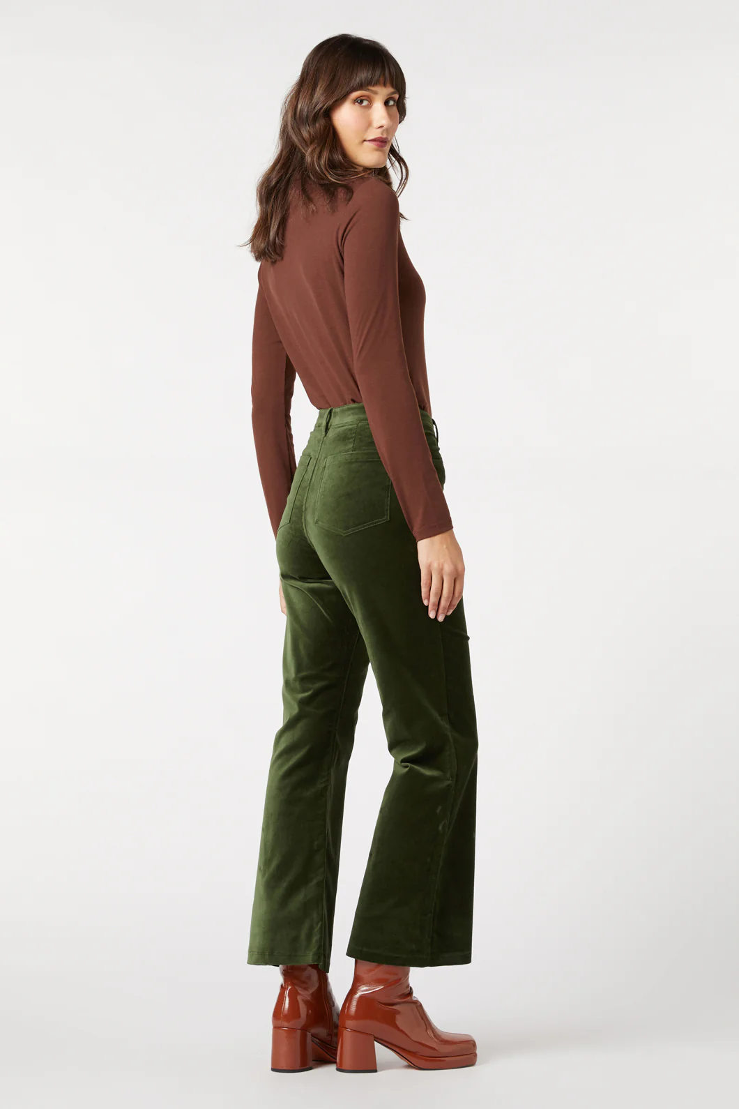 Sadie Velvet Flare Jean - Image 9