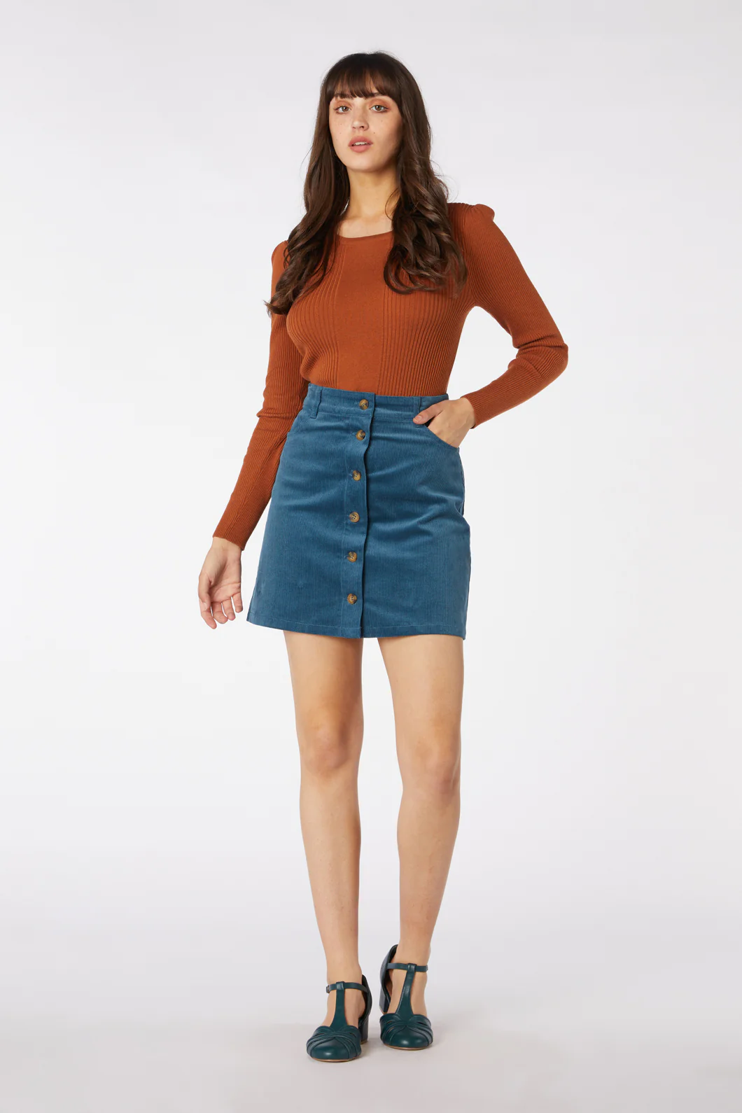 Samantha Cord Skirt - Image 5