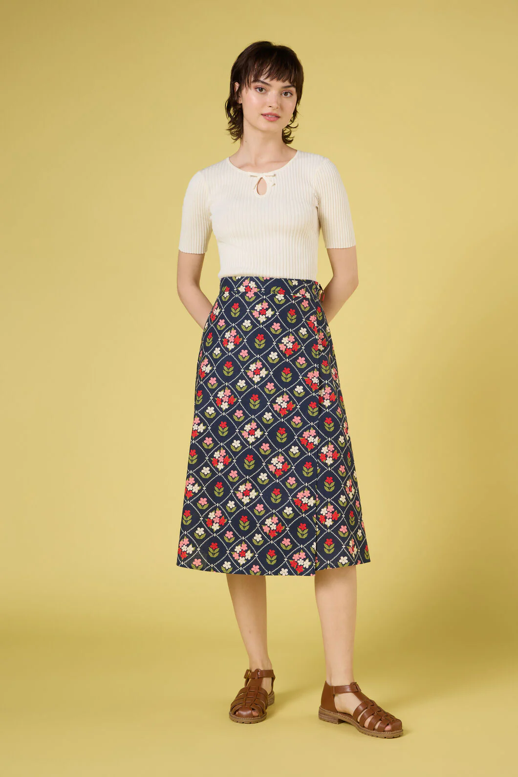 Sara Bow Knit Top - Image 9
